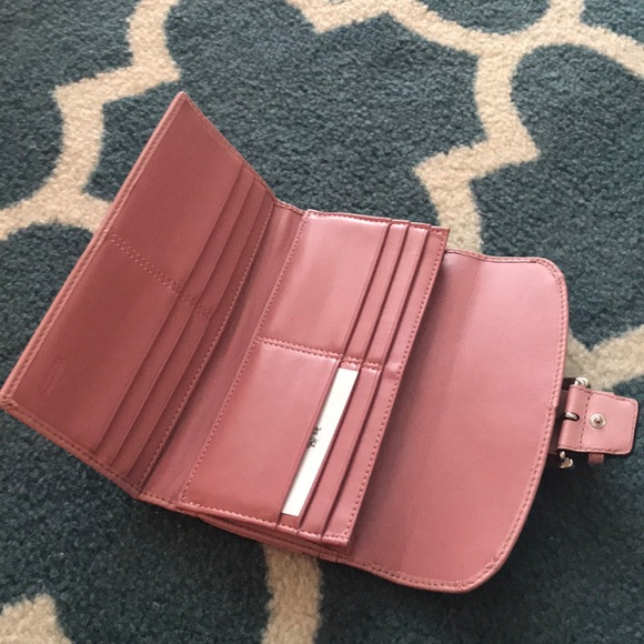 Coach Pink Leather Purse and Wallet Set - Picture 5 of 8